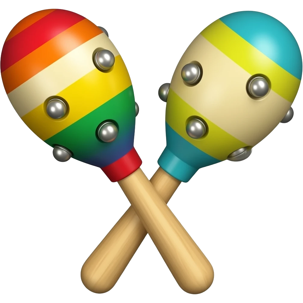 toy maracas emoji