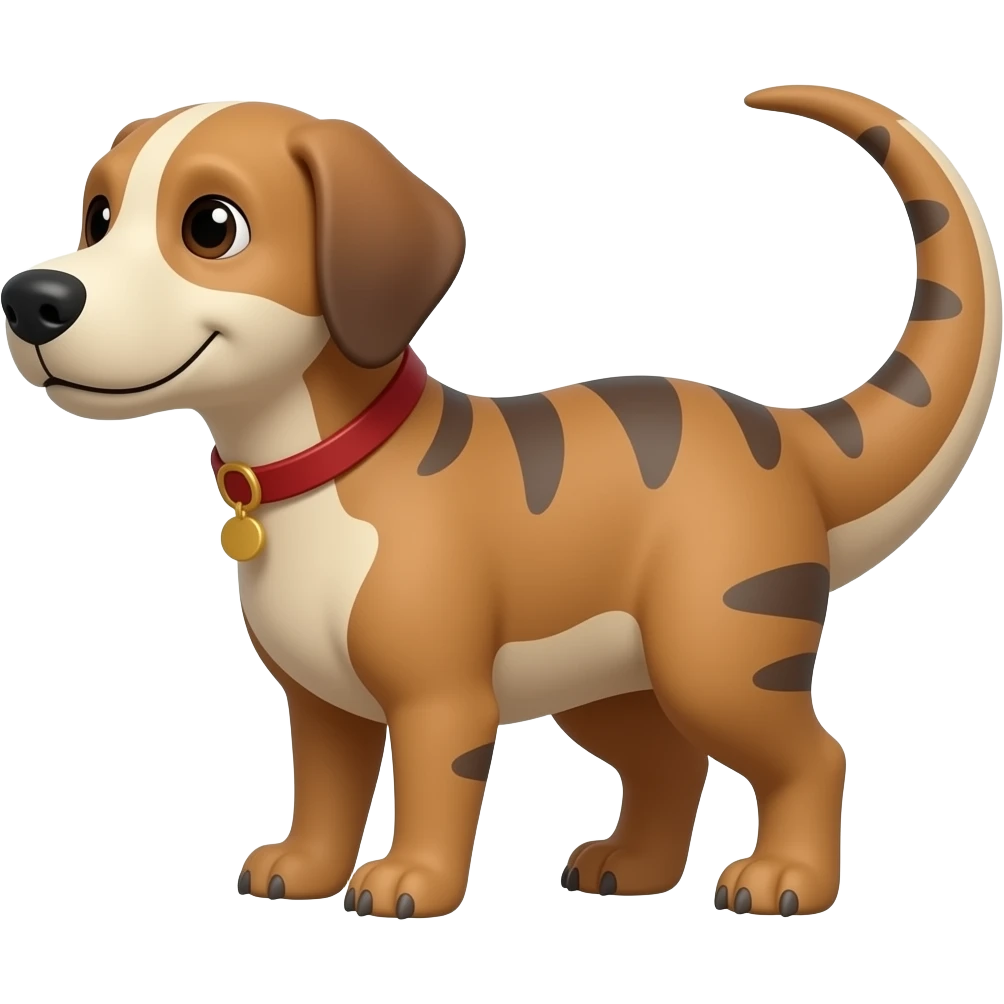 Dinosaur On A Dog emoji