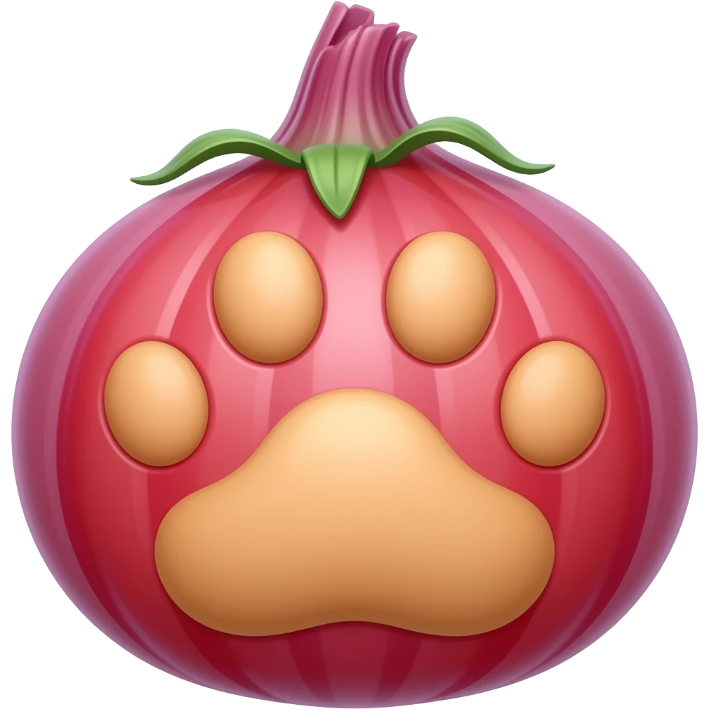 generates the onion and tomato paw emoji emoji