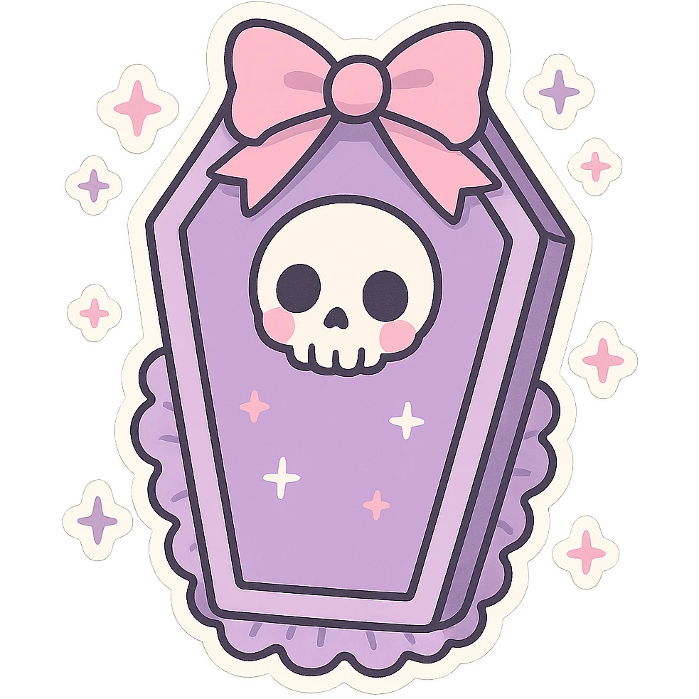 pastel goth objects, show one  emoji