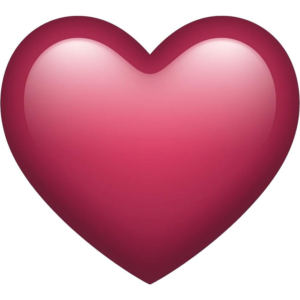 Light maroon heart emoji