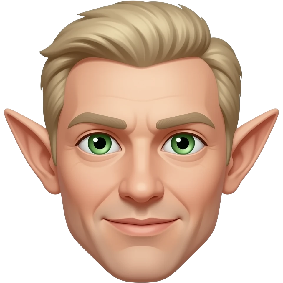 Elf dnd race Portrait emoji