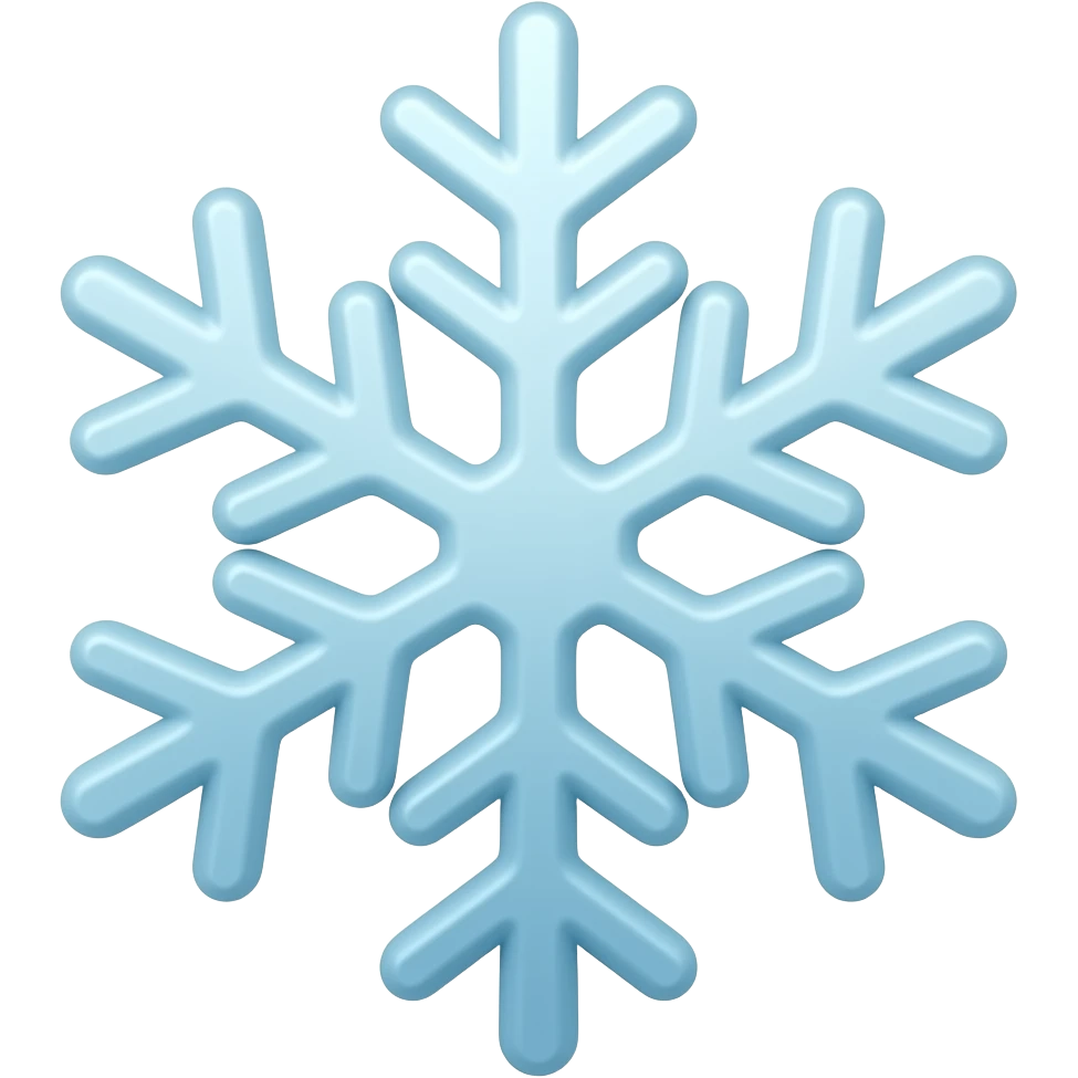 Snowflake emoji