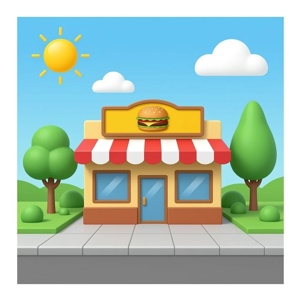 burger joint emoji