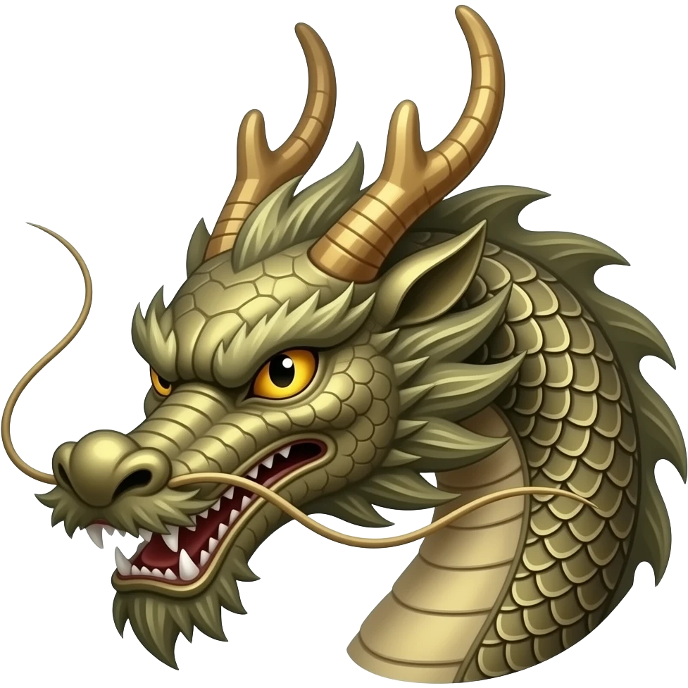 crea la cara de un dragon de china emoji