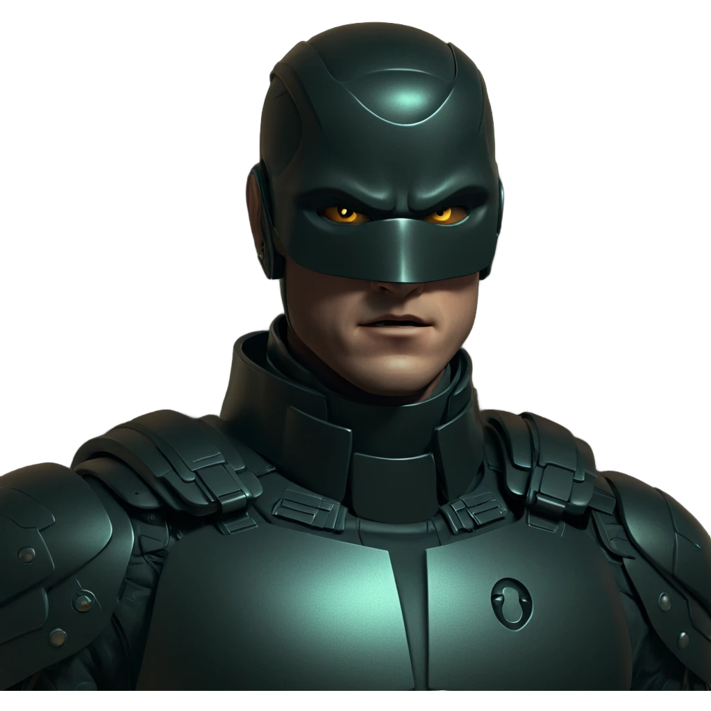 retro sci-fi armored warrior emoji