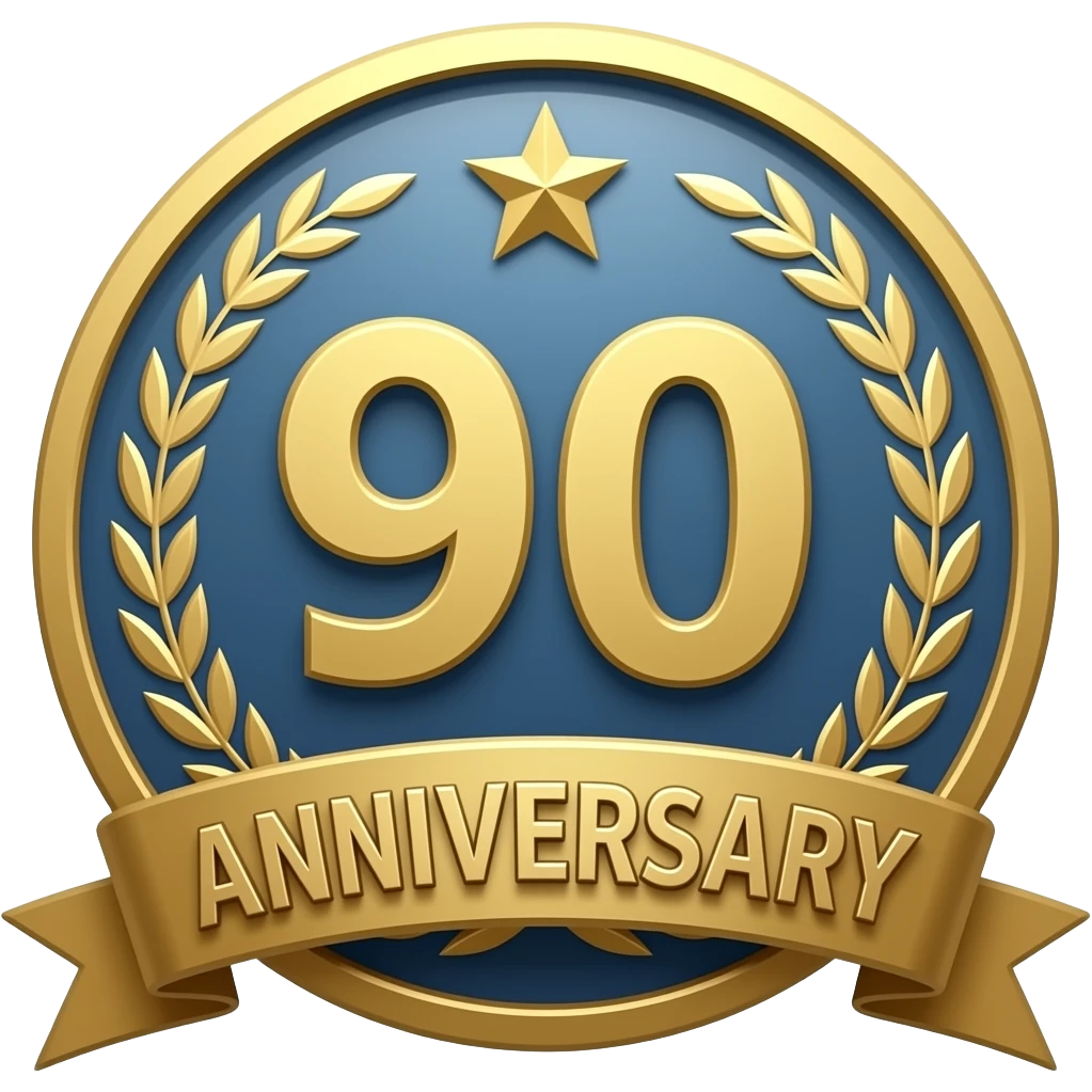 90th Anniversary emoji