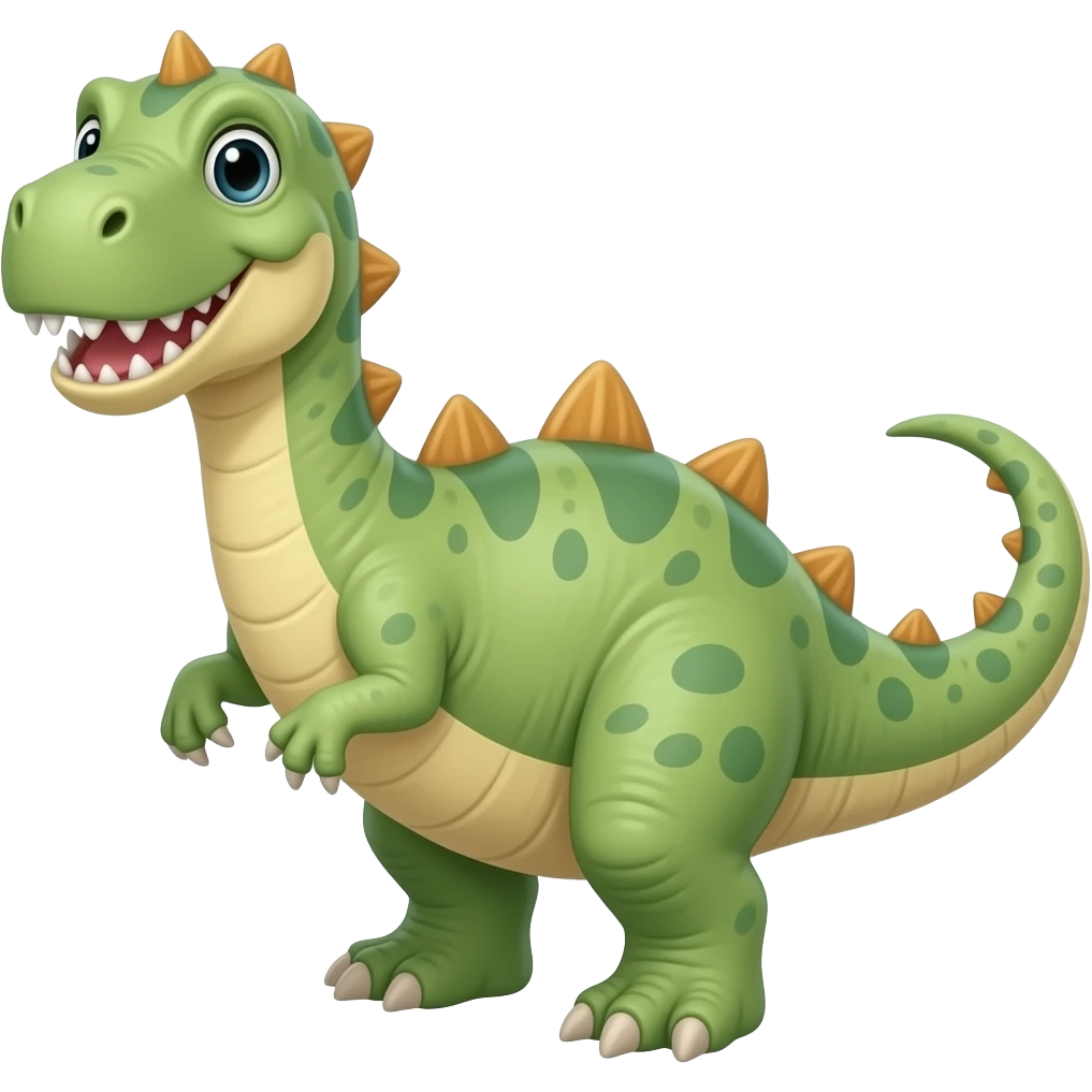 barnie is a dinosaur from our imaganition emoji