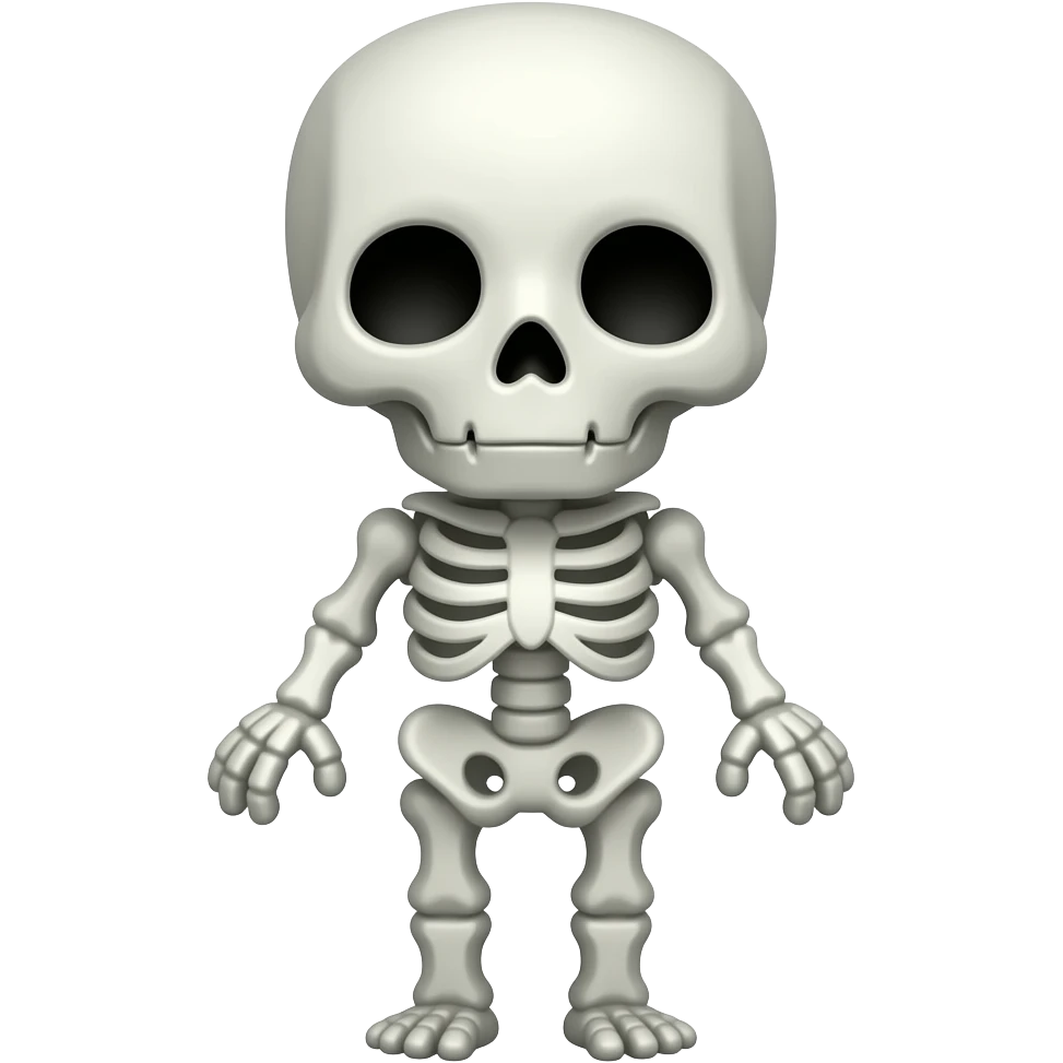 Minecraft skeleyton baby make it cute emoji