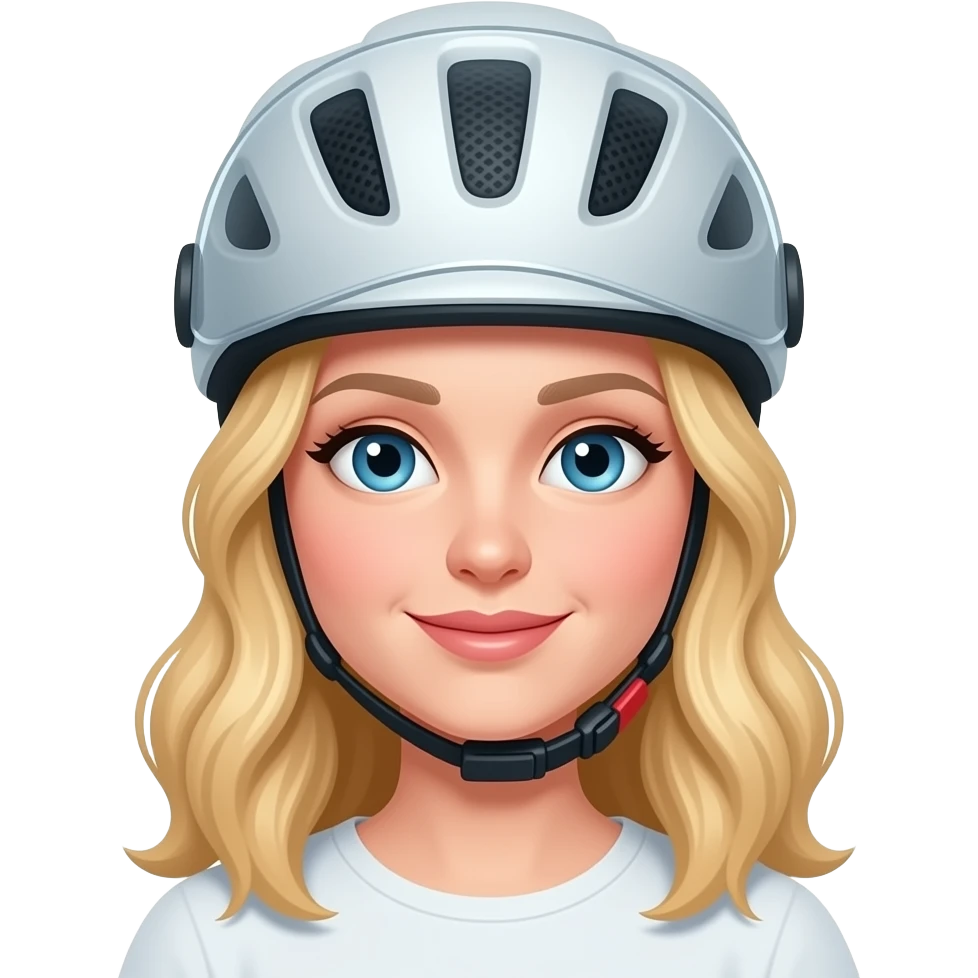 casquejeux, femme, blonde, cheveux mi-long bave emoji