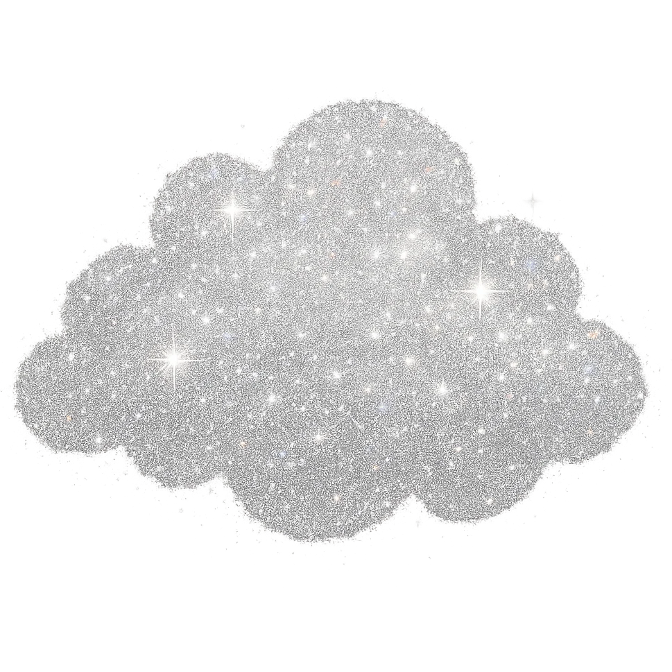 sparkly cloud emoji