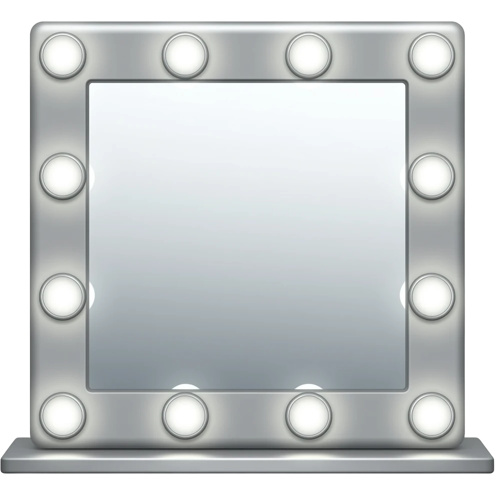 Led mirror setup emoji