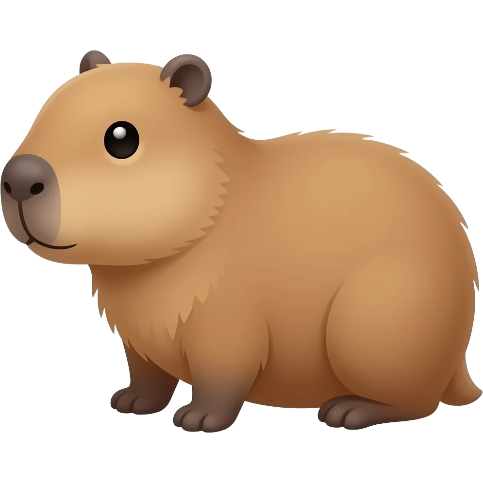 cacybara cute emoji