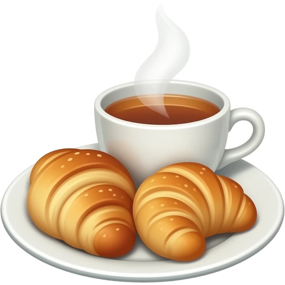 emoji-style illustration of a cozy snack plate for a reader and a cup of tea, minimal background, no characters emoji