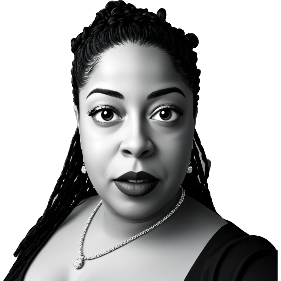 monochrome beauty with jewelry emoji