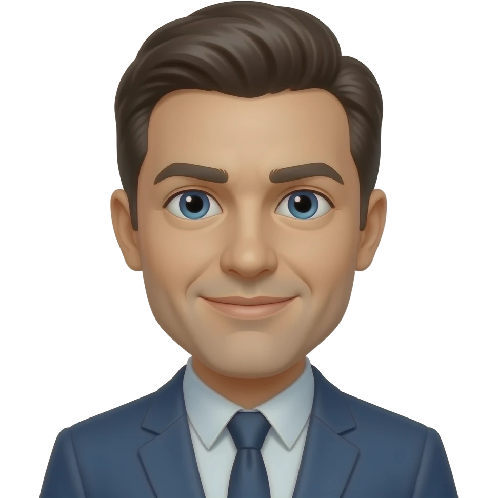 Custom iOS emoji with no blur and a white background. The topic of the emoji is "moron". It MUST maintain the general apple iOS emoji style. emoji