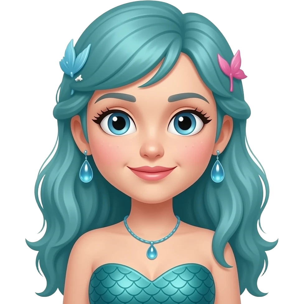 Stinky mermaid woman emoji