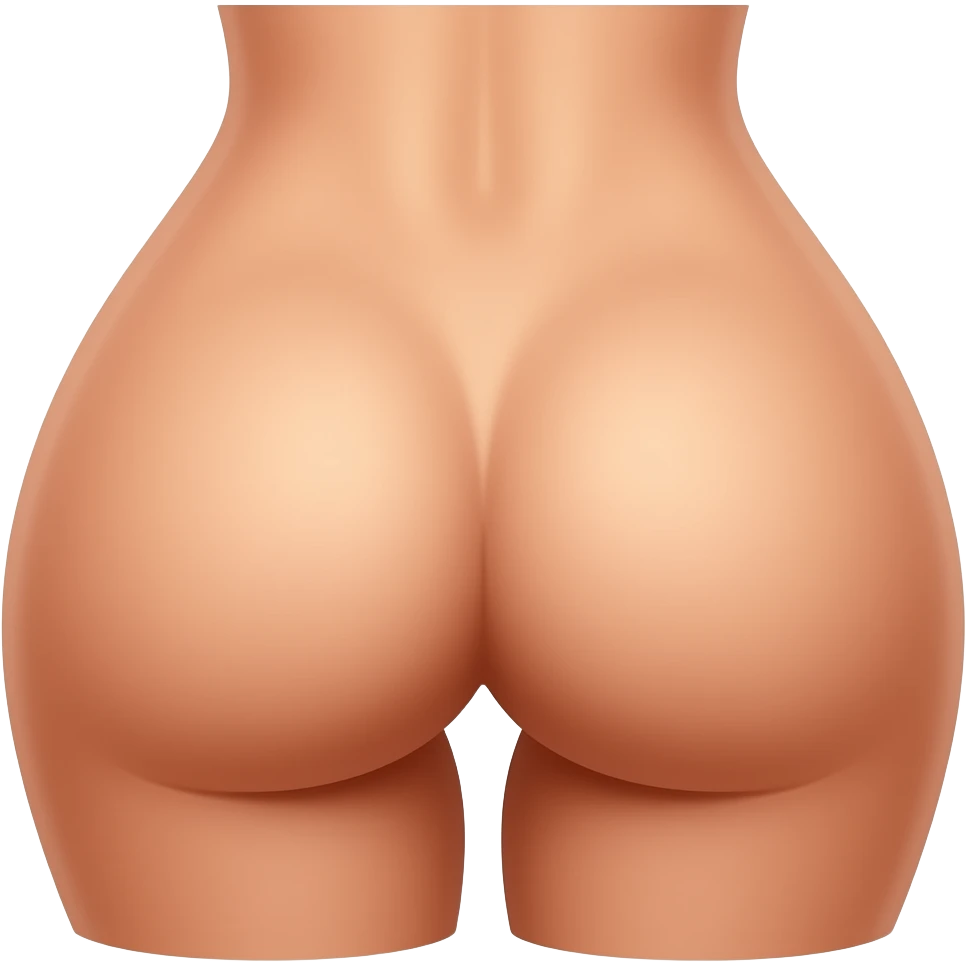 Female ass naked emoji