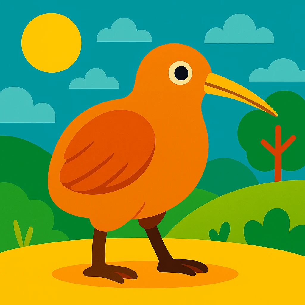 Kiwi bird emoji