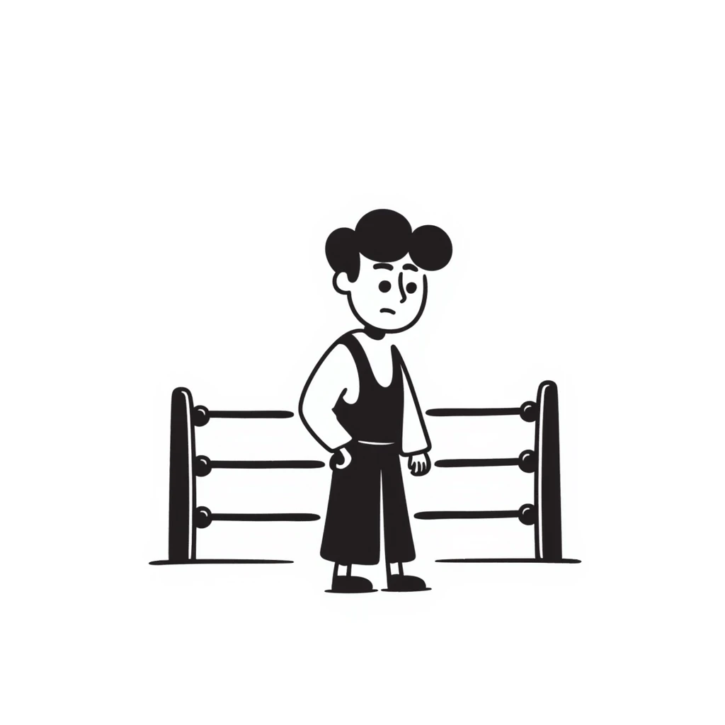 sad wrestler emoji