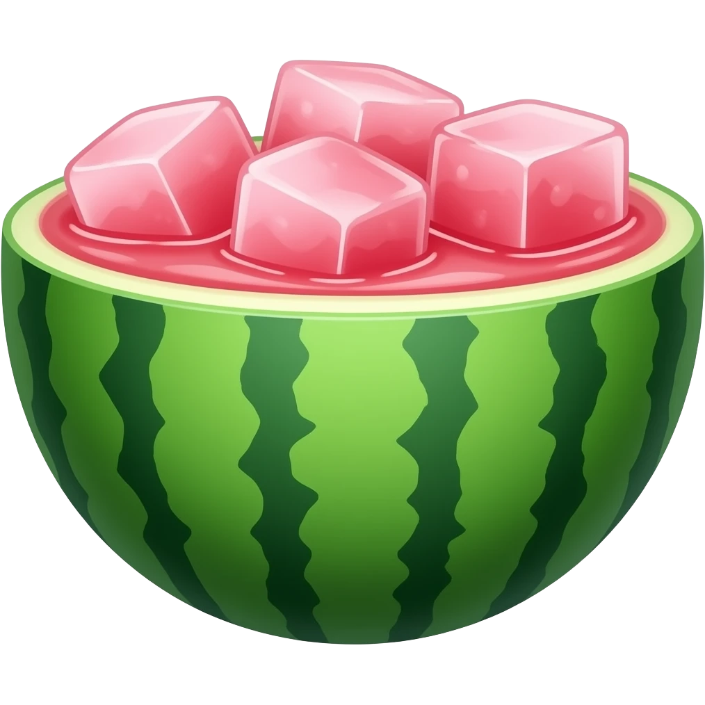 iced watermelon emoji
