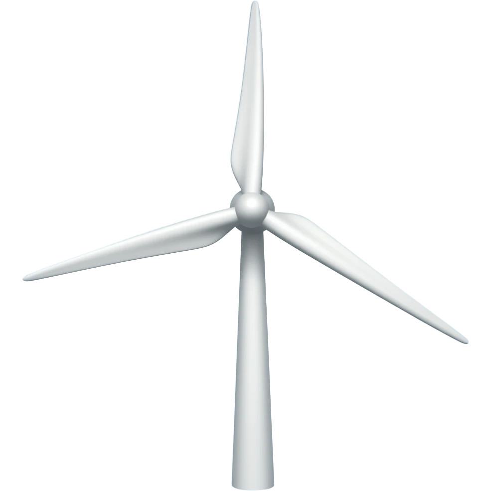 windrad in totale ohne hintergrund genau wie vorhin nur bisschen weiter gedreht die wind räder emoji