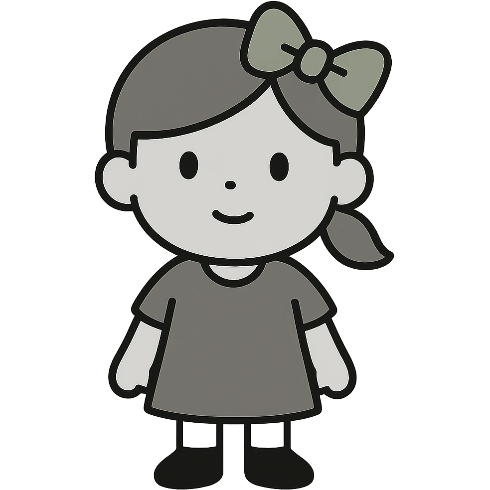 sage green bow, minimal, soft edges emoji