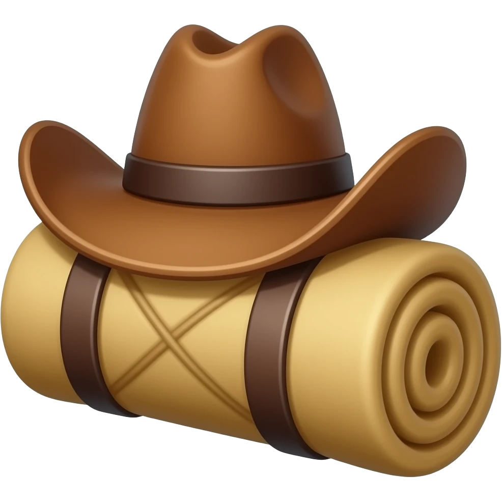 cowboys bedroll emoji