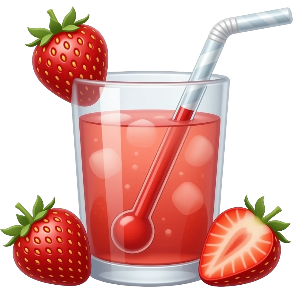 🥤🍓🌡️ emoji