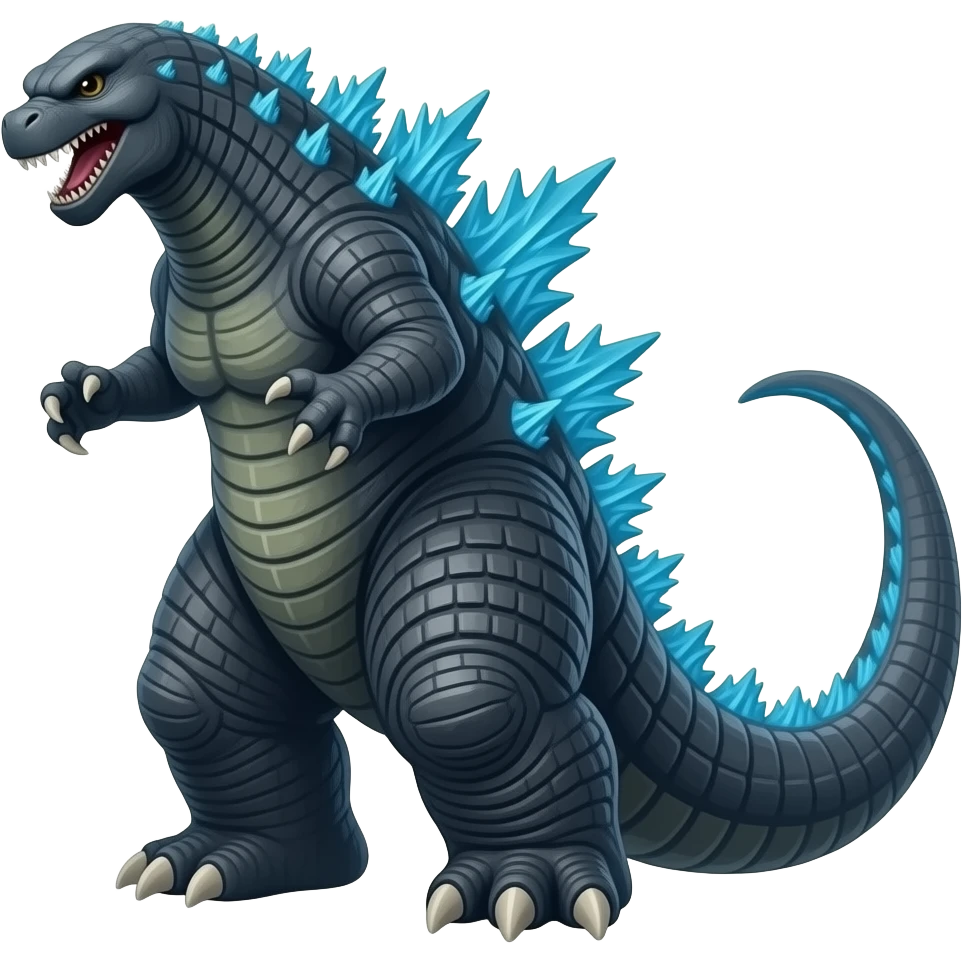 Loch Ness monster-Godzilla-Hybrid emoji