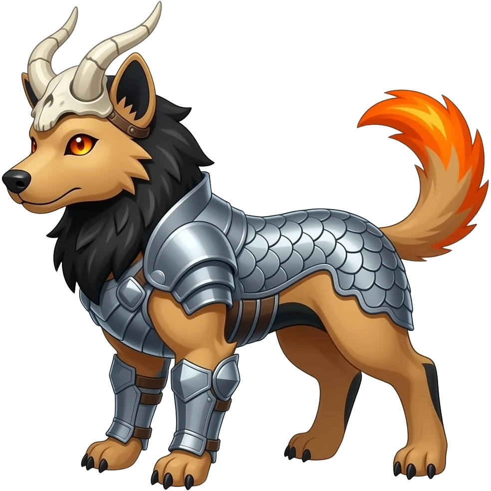 Trico-Arcanine-Terenry-Furret-fusion-hybrid-animal-creature emoji