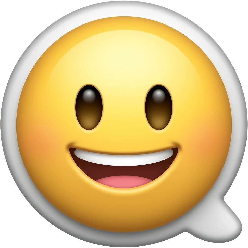 humorous emoji that implies "don't be too lazy to converse". emoji