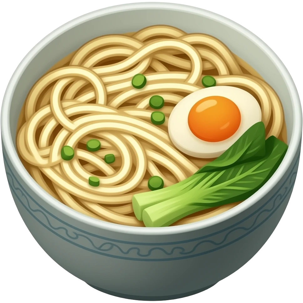 Udon noodles emoji