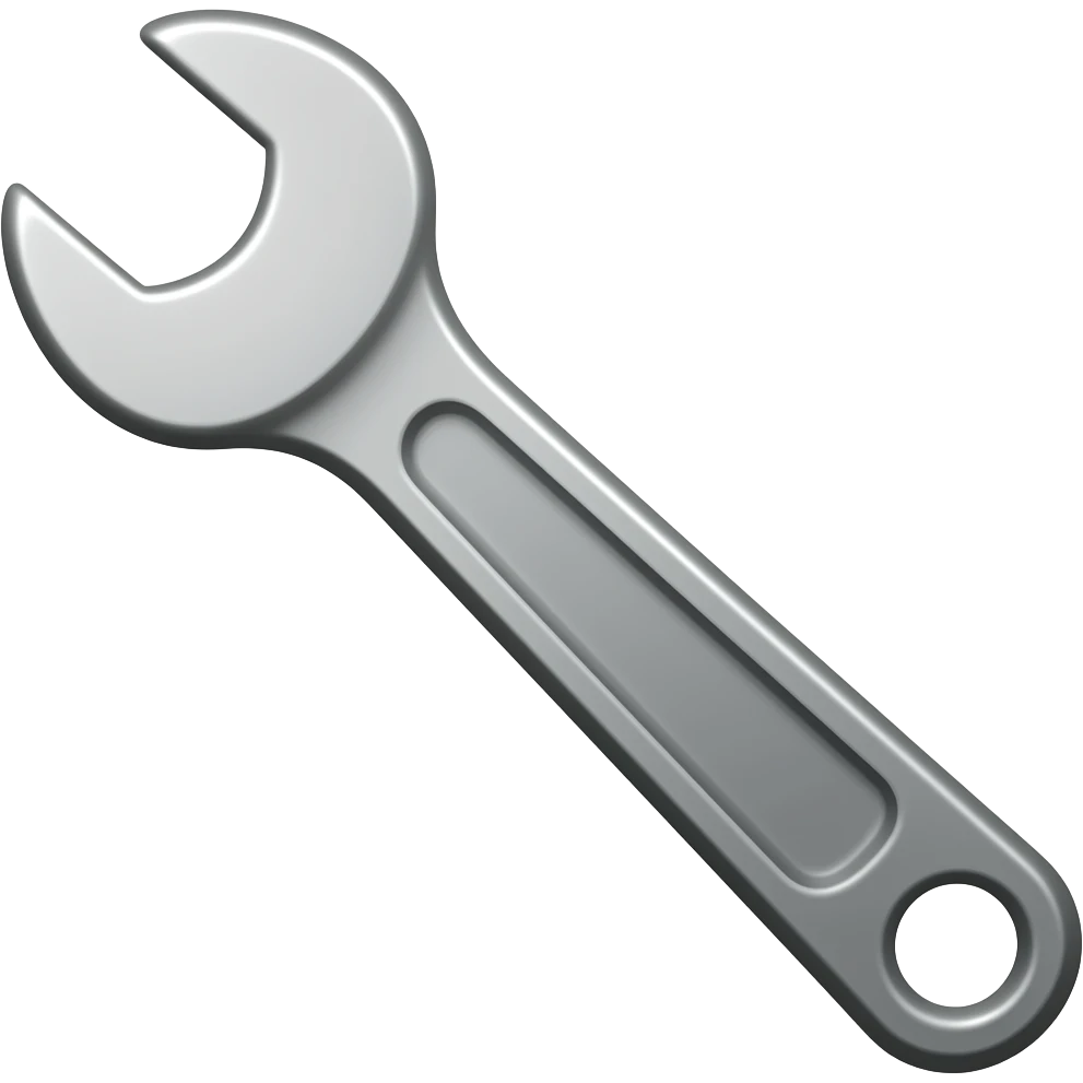 faire emoji avec clé plate wrench developement instrumental emoji