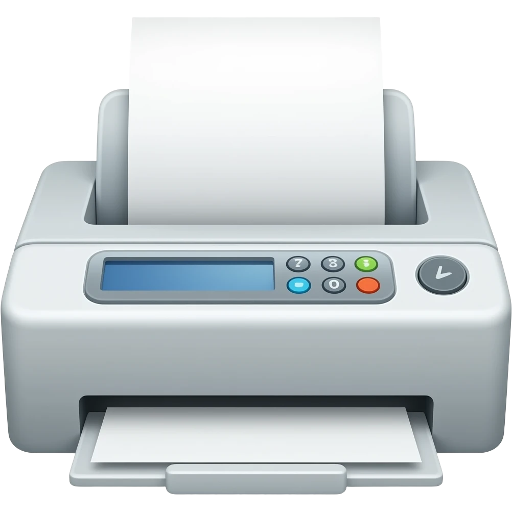 fax machine emoji
