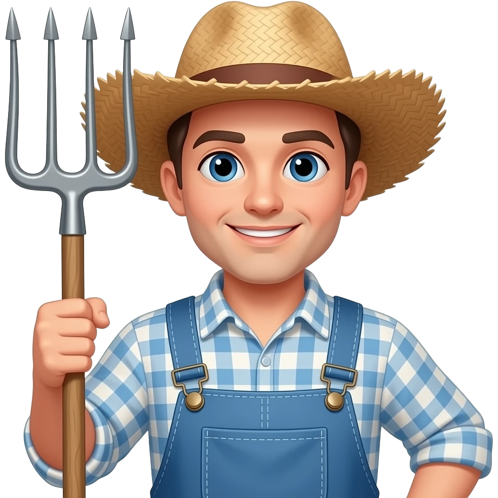 keep everything from that but make it the farmer emoji emoji