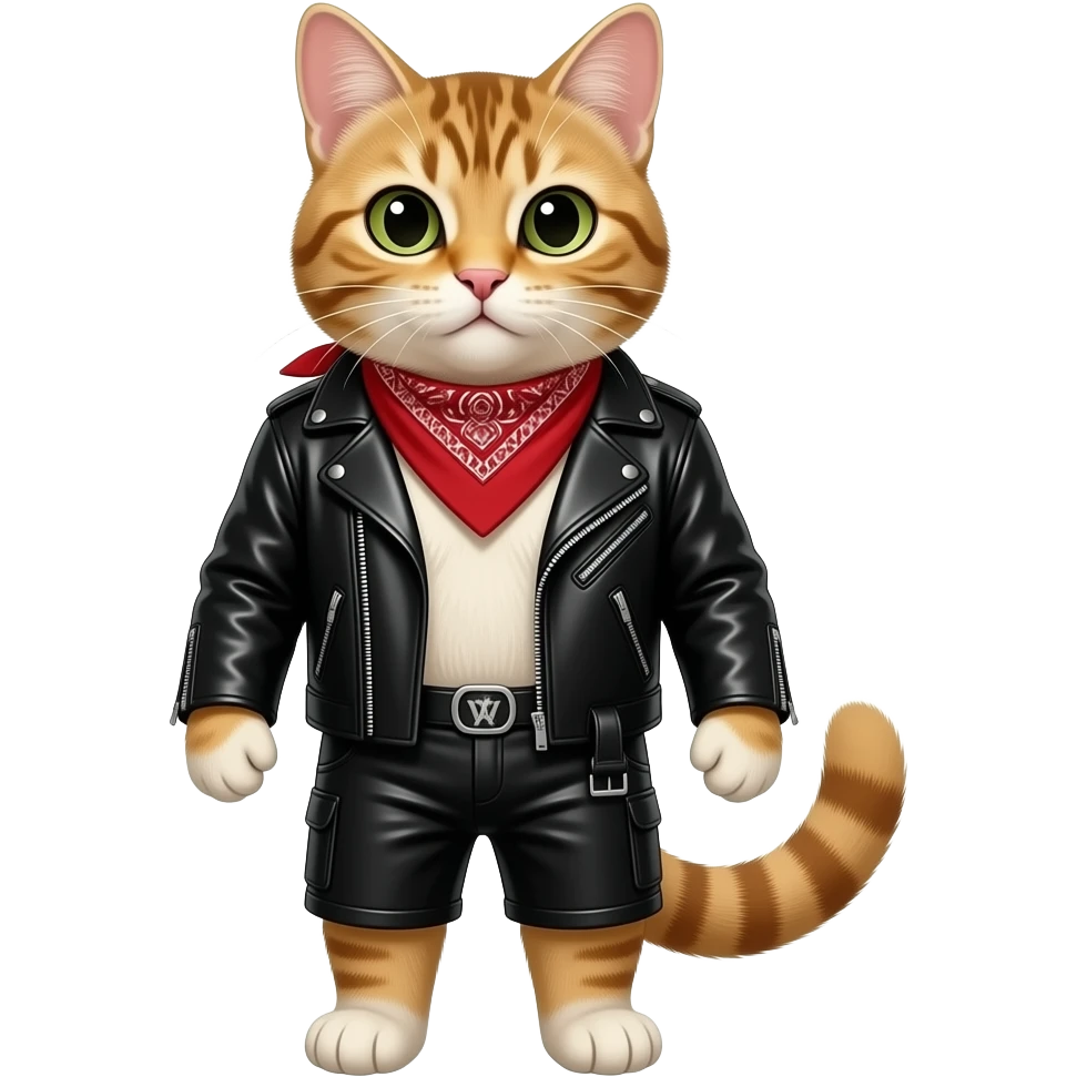 a cat dressed like stone cold steve austin emoji