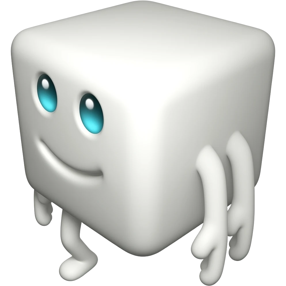 A square with legs emoji