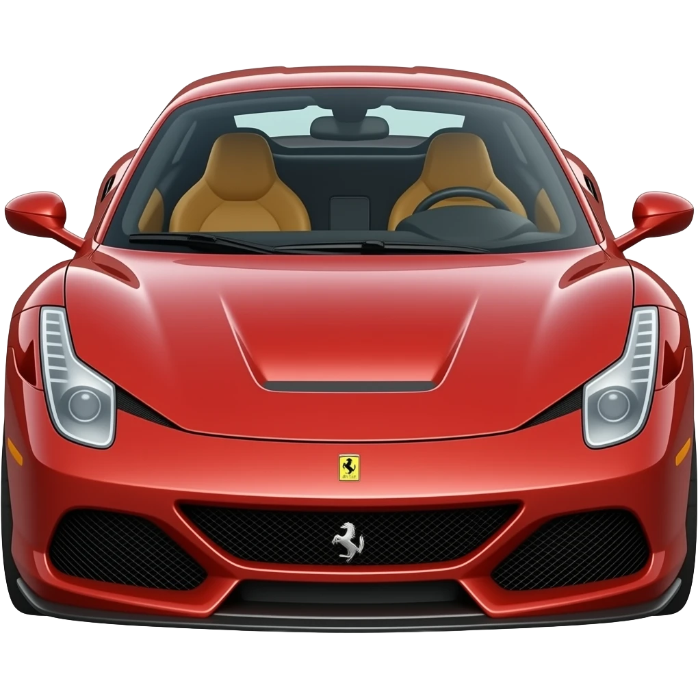 Ferrari  de cote réaliste emoji