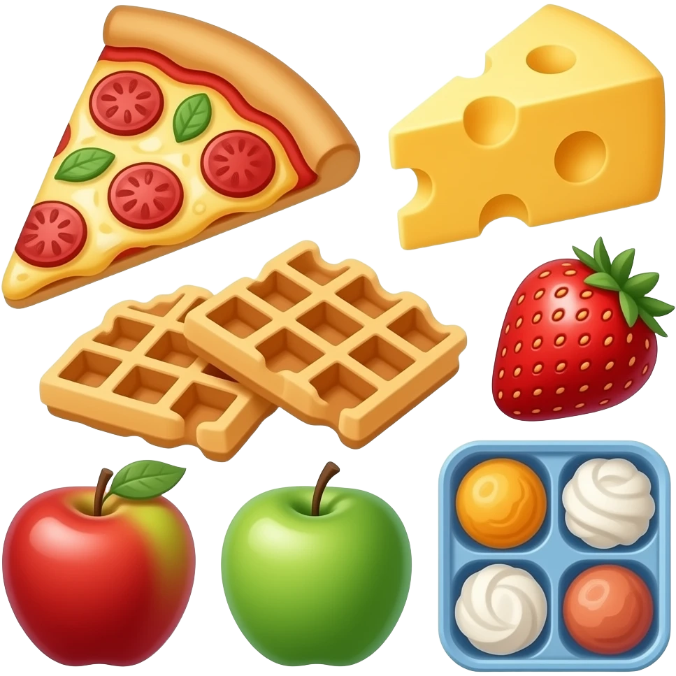 🍕🧀🧇🍓🍎🍱 emoji