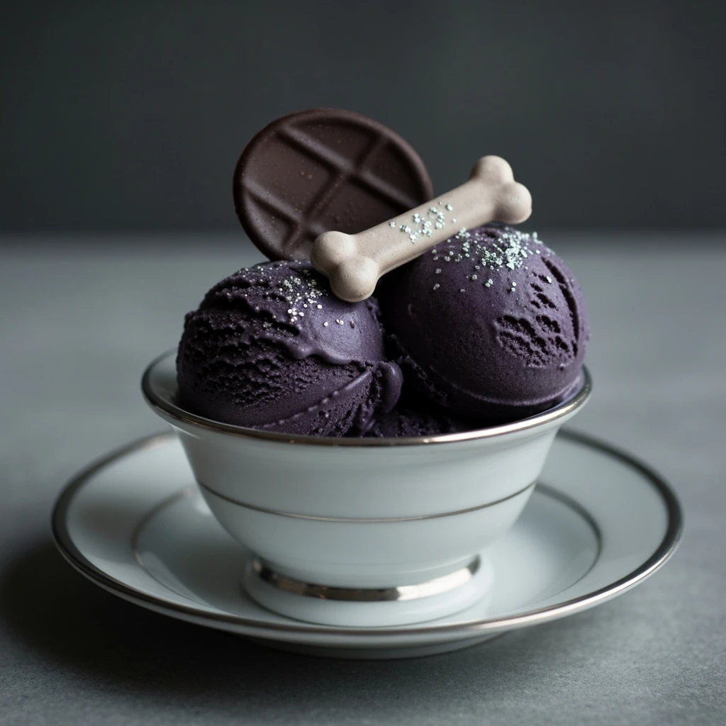 goth ice cream, cute, expressive, minimal emoji