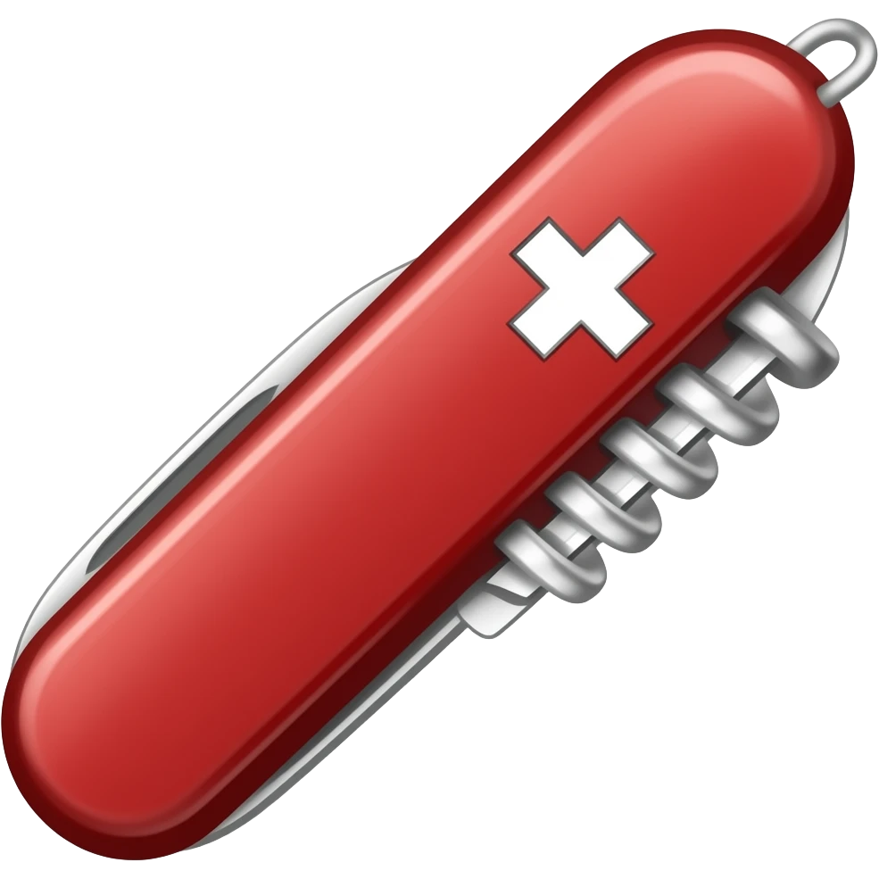 Swiss army knife emoji