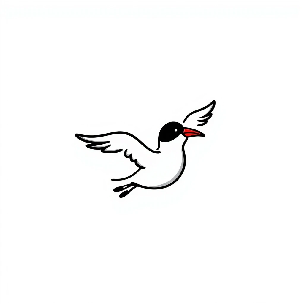Arctic tern emoji