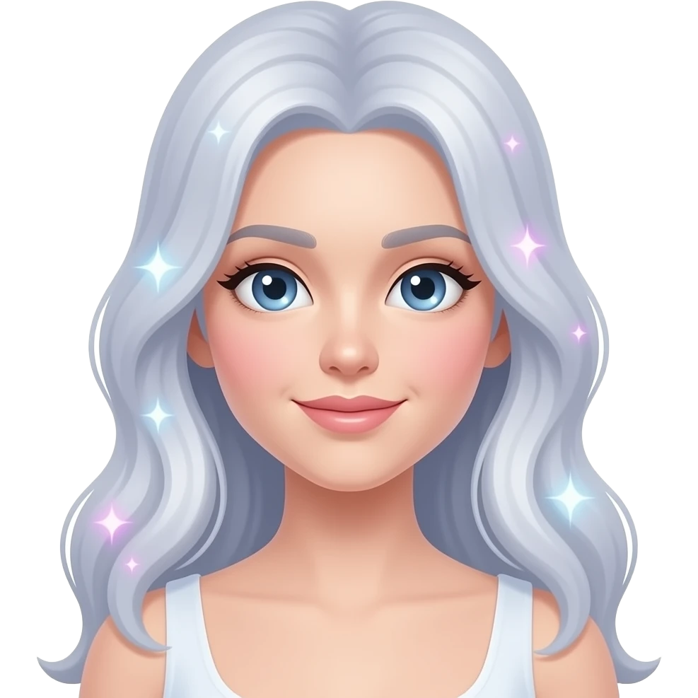 3 a sparkling, soft-glow emoji with a gentle magical vibe emoji