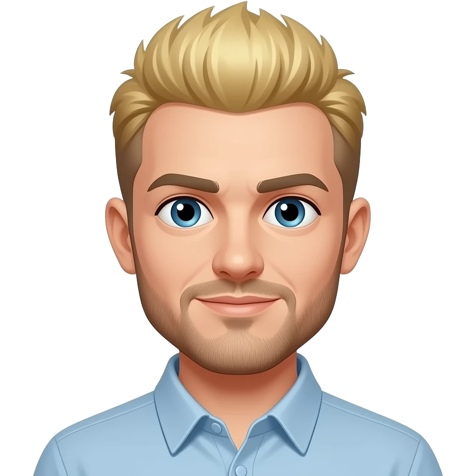 Man with blonde mohawk emoji