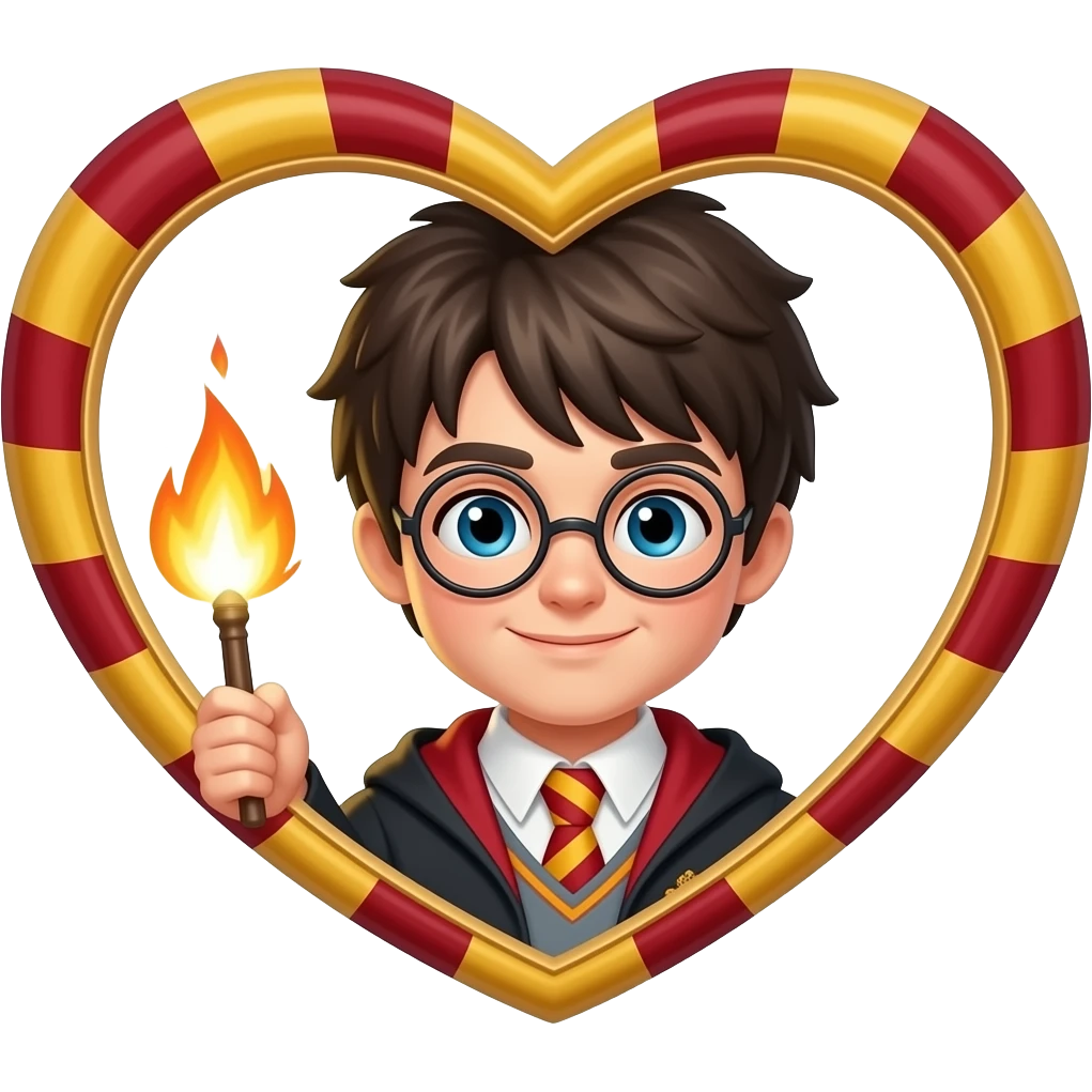 harry potter conjurs heart emoji