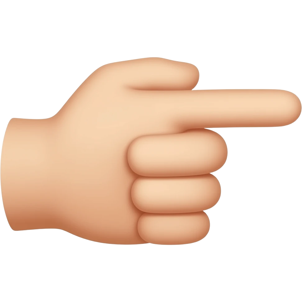 more pointing to the right emoji