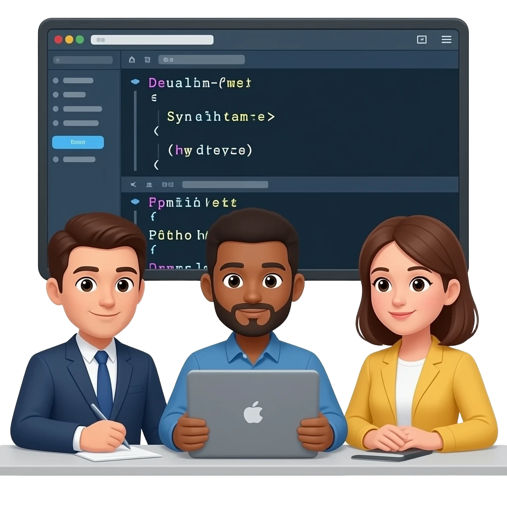 ขอ emoji platfrom team ใส่ python code ตัวเล็กๆ emoji