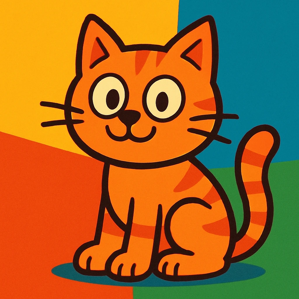 cartoon cat emoji