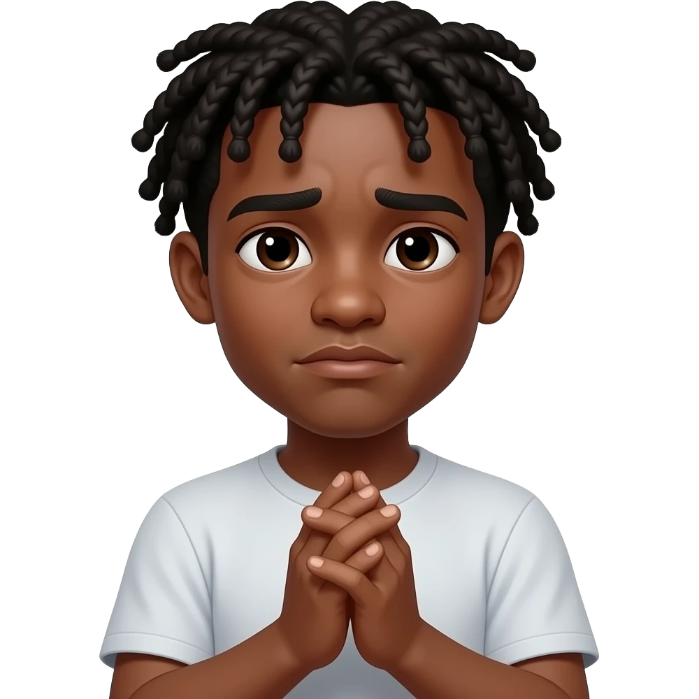Shock nonchalant face tiney make t little sad do not show it clearly and claping hands like the calapping says wow so u dont love me and act like u dont care and make the guy a black guy with two strand twist and ate the age off 18 emoji
